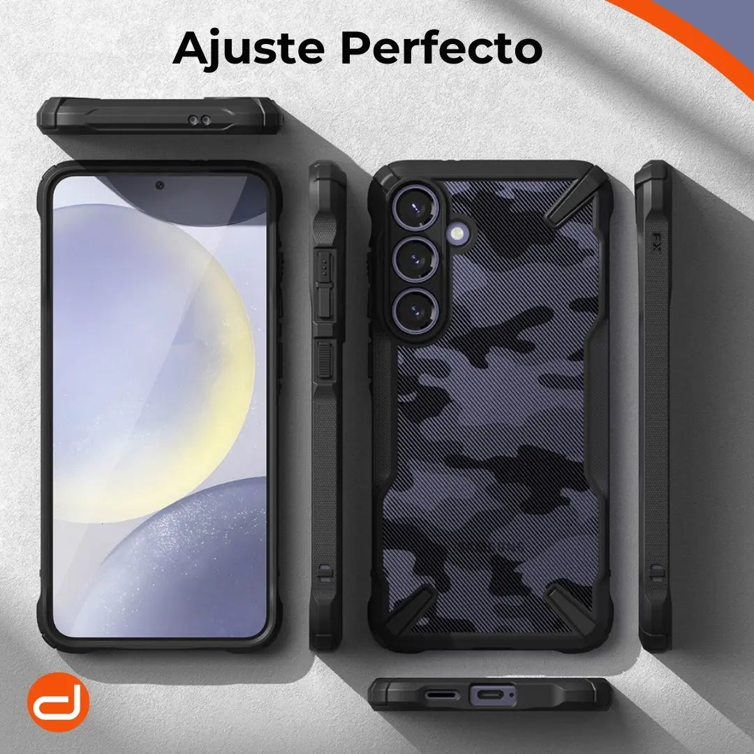 Case Ringke Fusion X Camo Black para Galaxy S24
