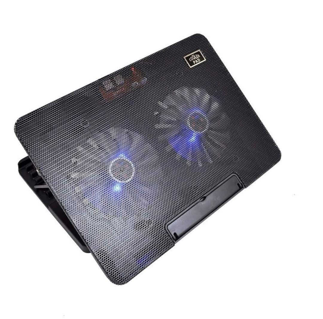 Cooler para Laptop de 5 Niveles con 2 Entradas USB – Ajustable y Potente Ventilación