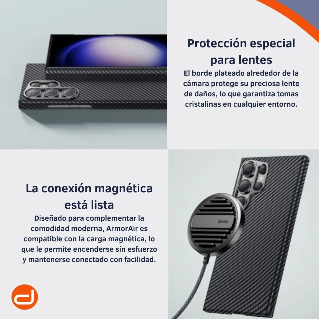 Case Benks ArmorAir Kevlar Magsafe para Galaxy S24 Ultra 2024