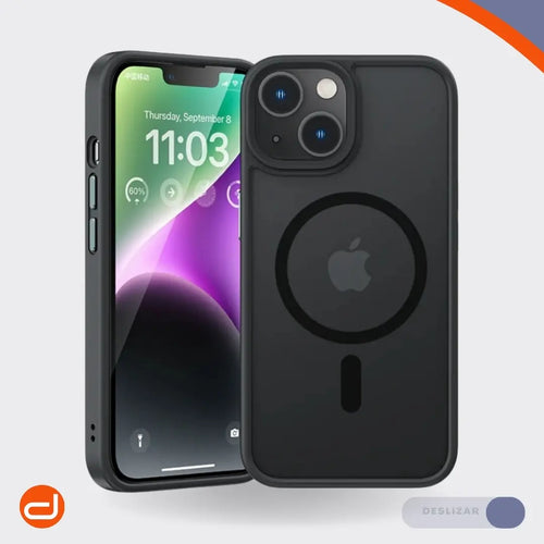 Case Benks MagClap™ Mist para iPhone 13 Magsafe Ahumado/Negro Mate