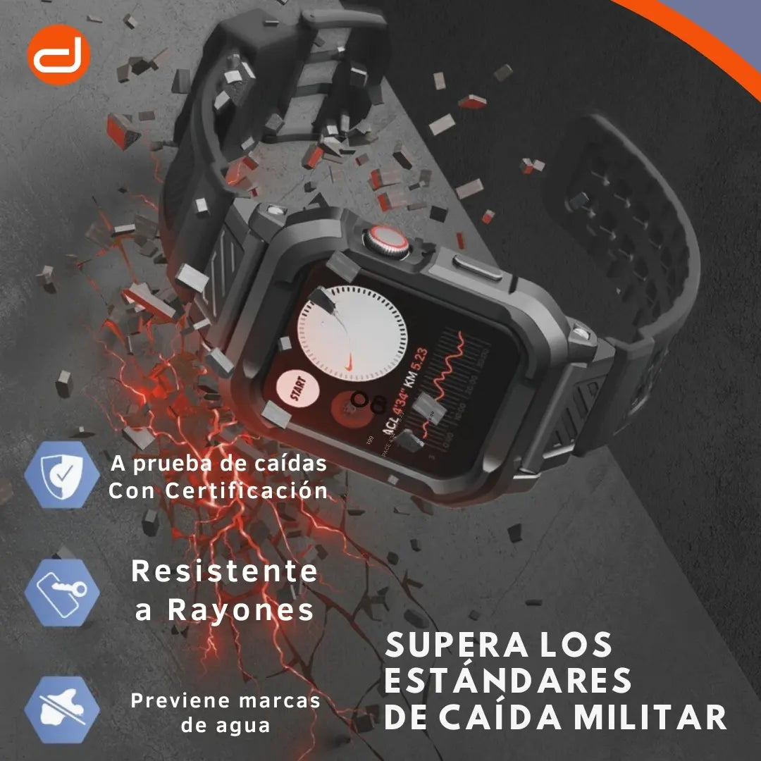 Case y Correa Clayco para Apple Watch 44mm