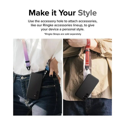 Case Delgado Ringke Onyx Para Galaxy S23 Fe 5g - Mate Black