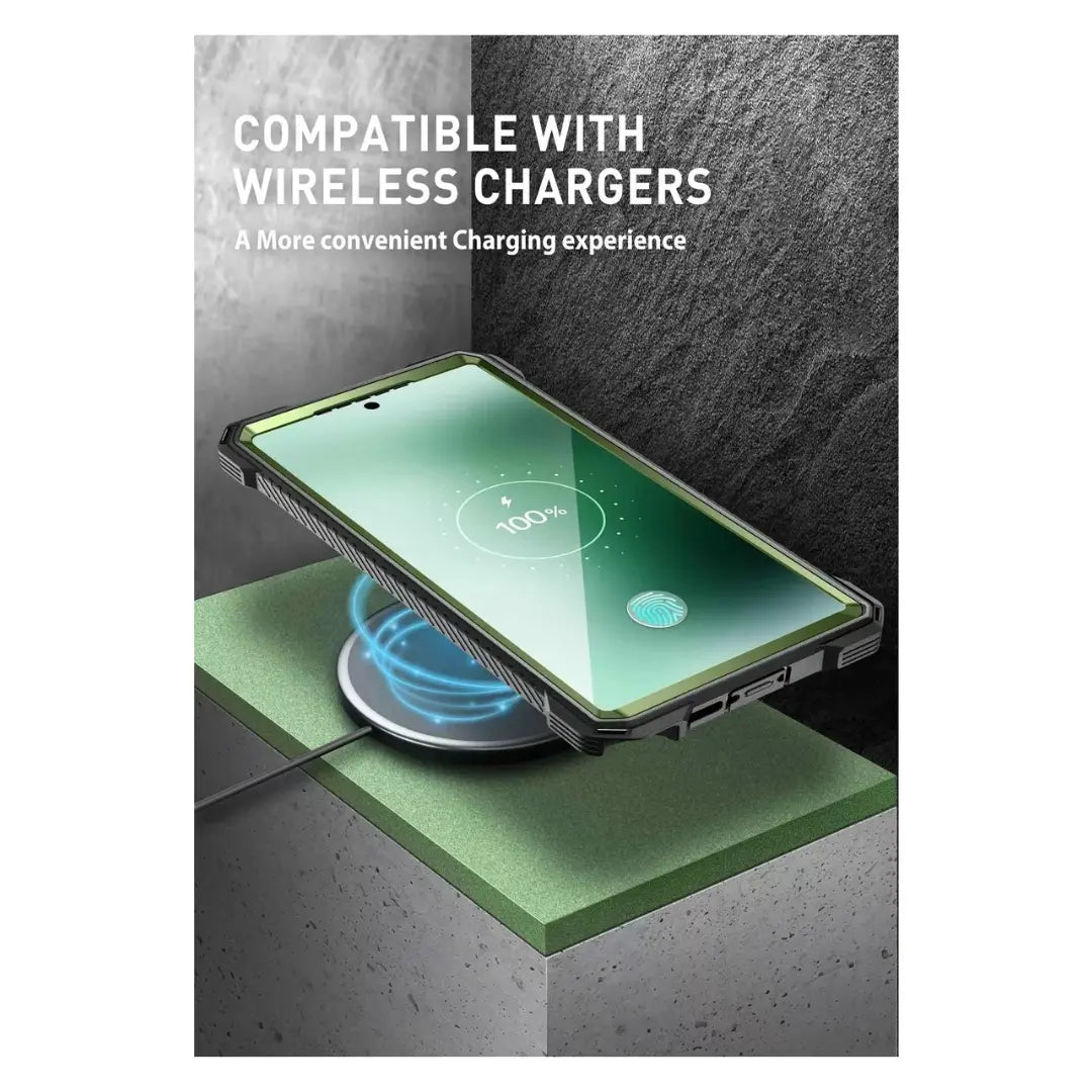 Case I-blason Para Galaxy S23 Ultra Protector 360° Verde