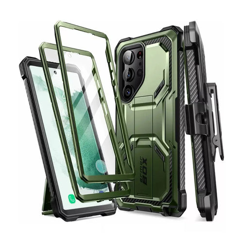 Case I-blason Para Galaxy S23 Ultra Protector 360° Verde