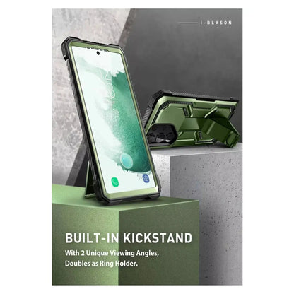 Case I-blason Para Galaxy S23 Ultra Protector 360° Verde