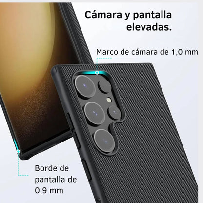 Case Nillkin Frosted Pro para Galaxy S24 Ultra - Case Delgado y Mate en Negro