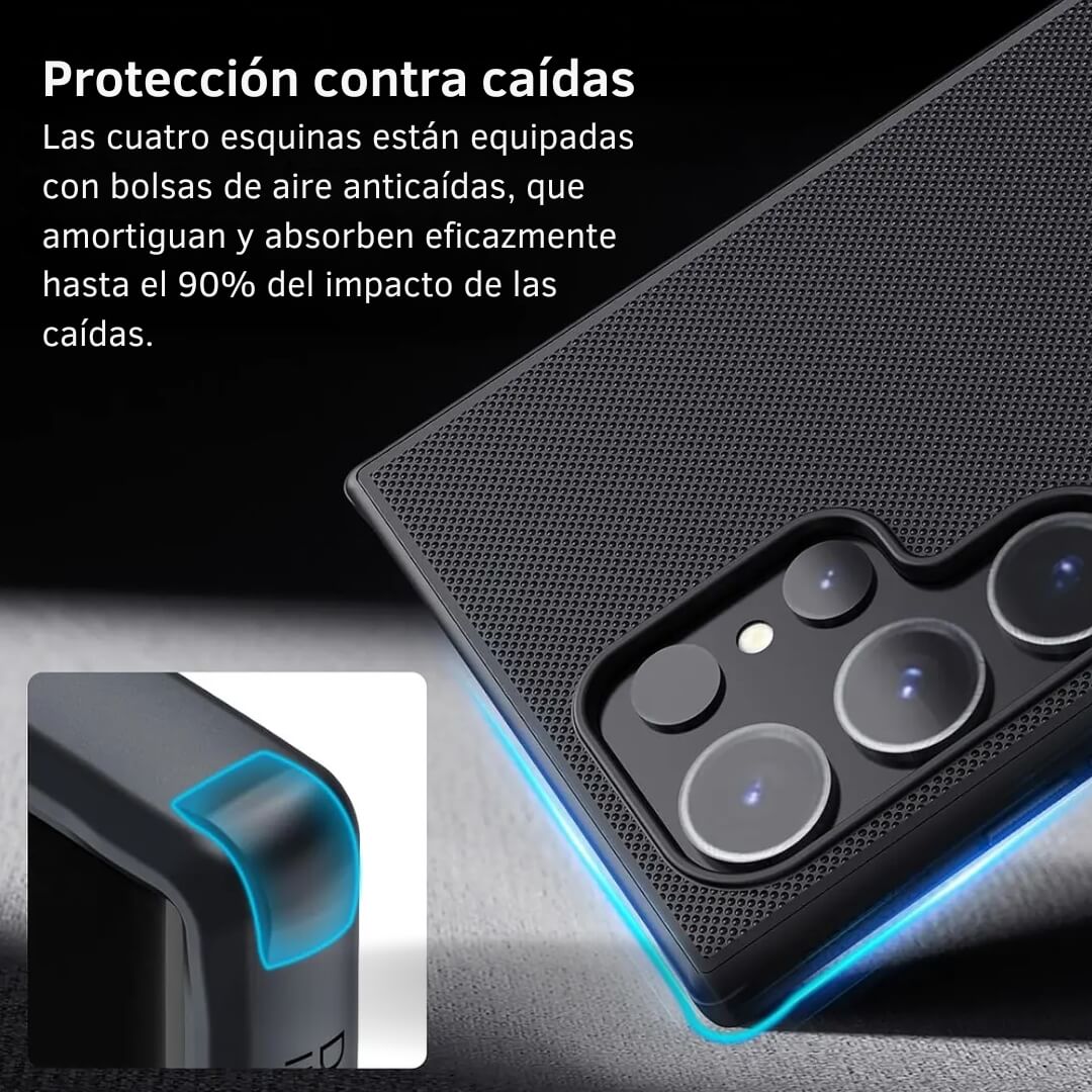 Case Nillkin Frosted Pro para Galaxy S24 Ultra - Case Delgado y Mate en Negro