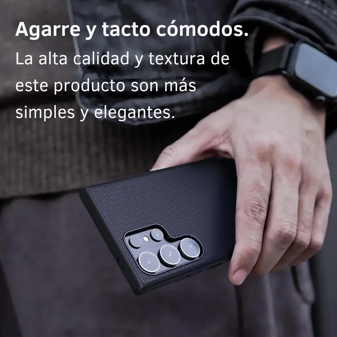 Case Nillkin Frosted Pro para Galaxy S24 Ultra - Case Delgado y Mate en Negro