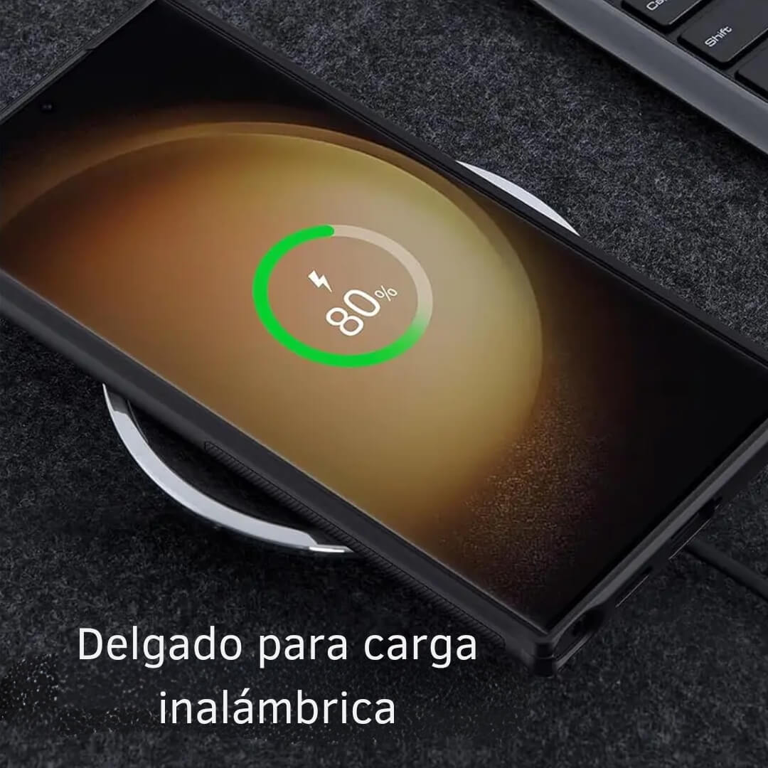 Case Nillkin Frosted Pro para Galaxy S24 Ultra - Case Delgado y Mate en Negro