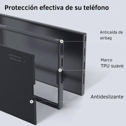 Case Nillkin Frosted Pro para Galaxy S24 Ultra - Case Delgado y Mate en Negro