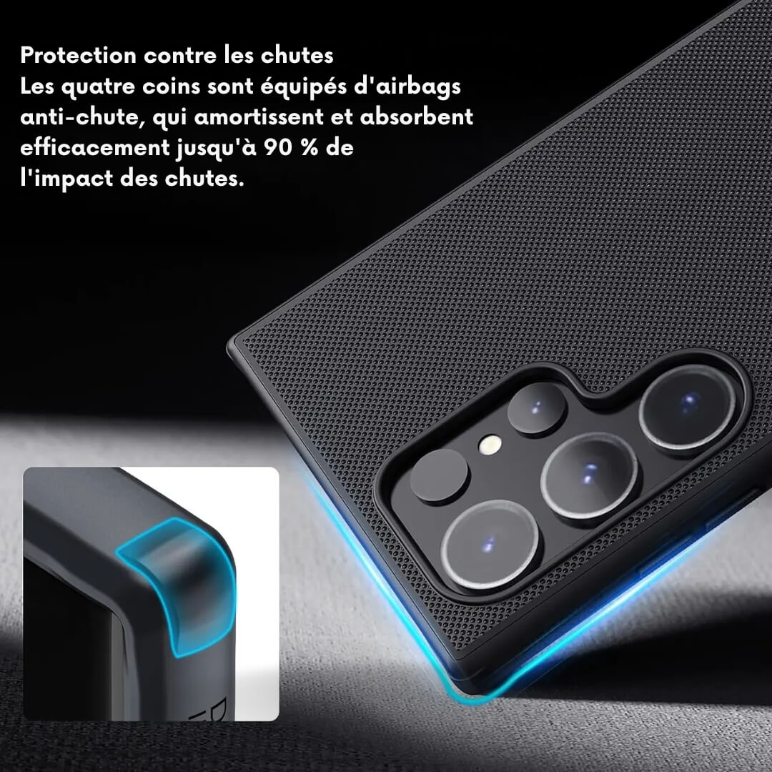 Case Nillkin Frosted Pro para Galaxy S24 Ultra - Case Delgado y Mate en Negro