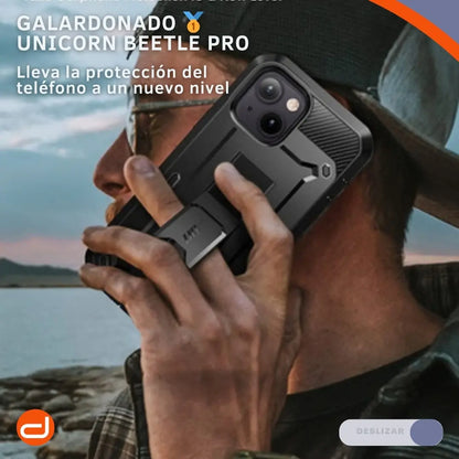 Case Para iPhone 13 Funda Supcase  Protector 360° Gris