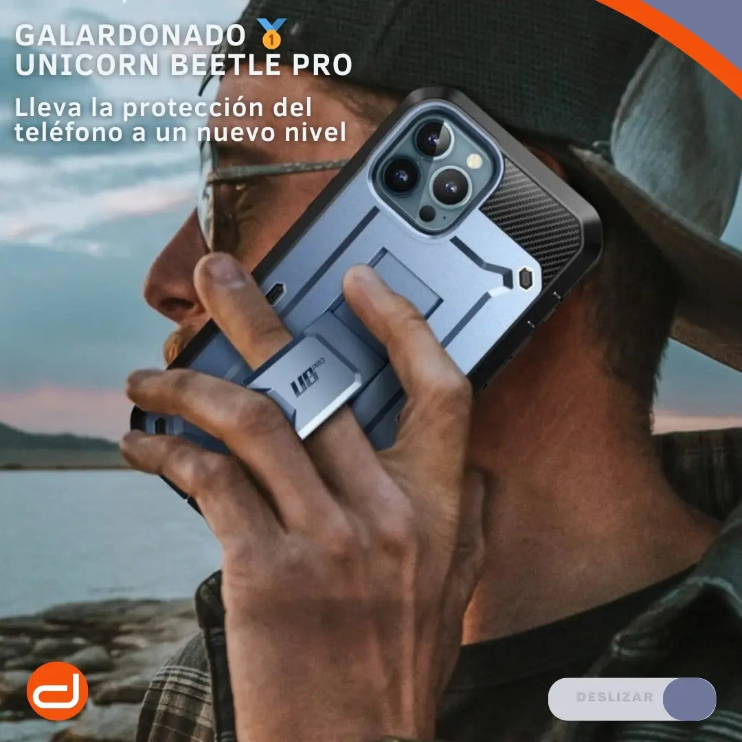 Case Para iPhone 13 Pro Max Funda Supcase  Protector 360° Azul