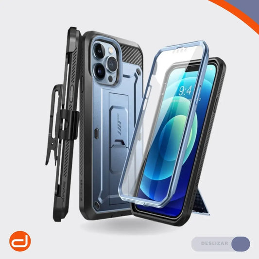 Case Para iPhone 13 Pro Max Funda Supcase  Protector 360° Azul