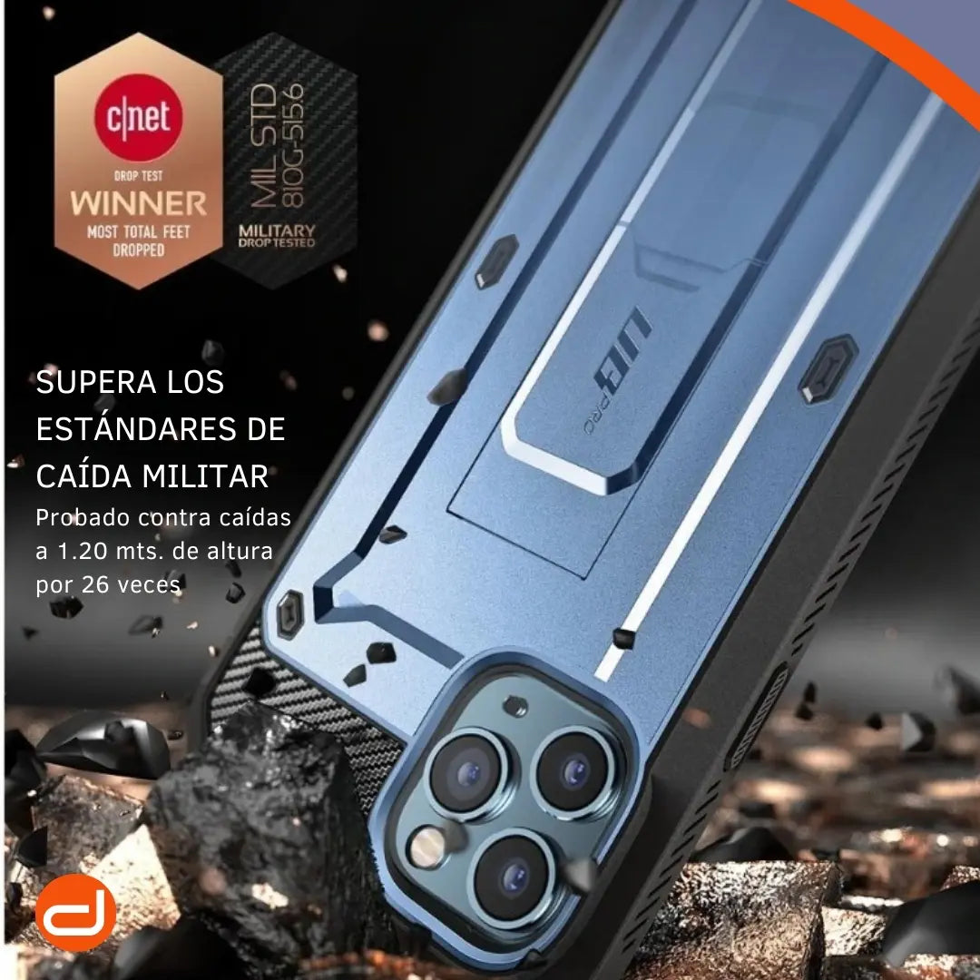 Case Para iPhone 13 Pro Max Funda Supcase  Protector 360° Azul