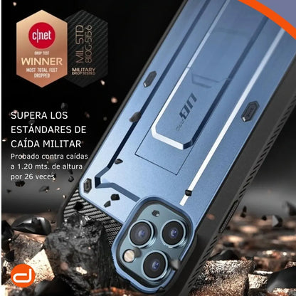Case Para iPhone 13 Pro Max Funda Supcase  Protector 360° Azul