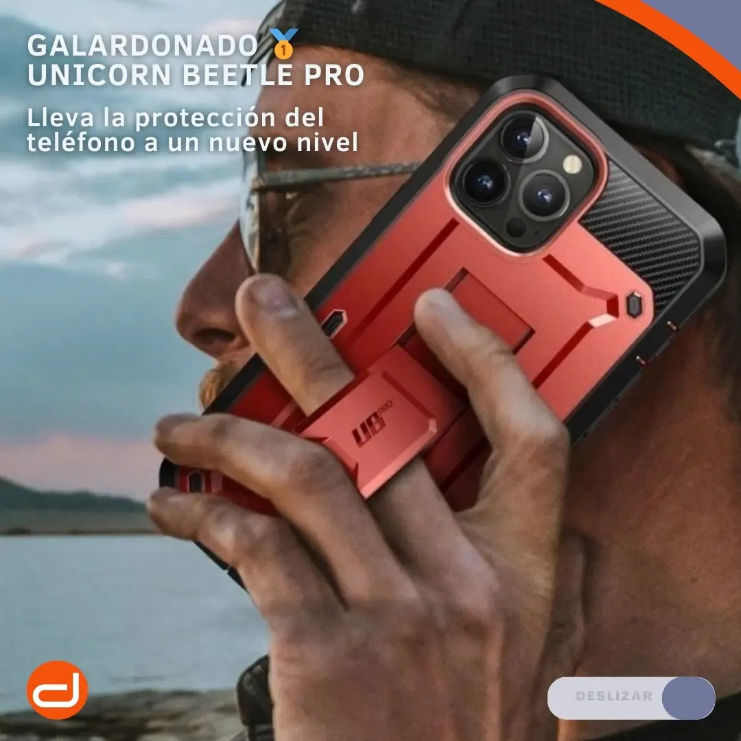 Case Para iPhone 13 Pro Max Funda Supcase  Protector 360° Rojo