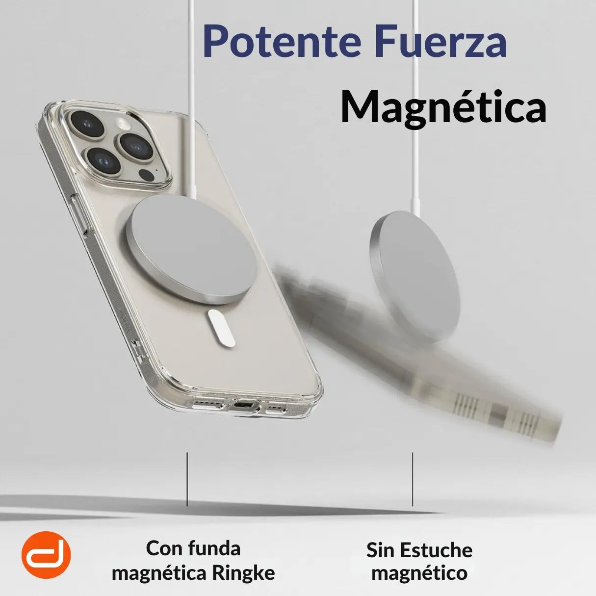 Case Ringke Fusion Magsafe para iPhone 15 Pro Max Transparente