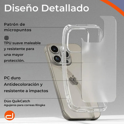 Case Ringke Fusion Magsafe para iPhone 15 Pro Max Transparente