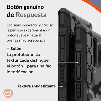 Case Ringke Fusion X para Galaxy S24 Ultra Funda Black