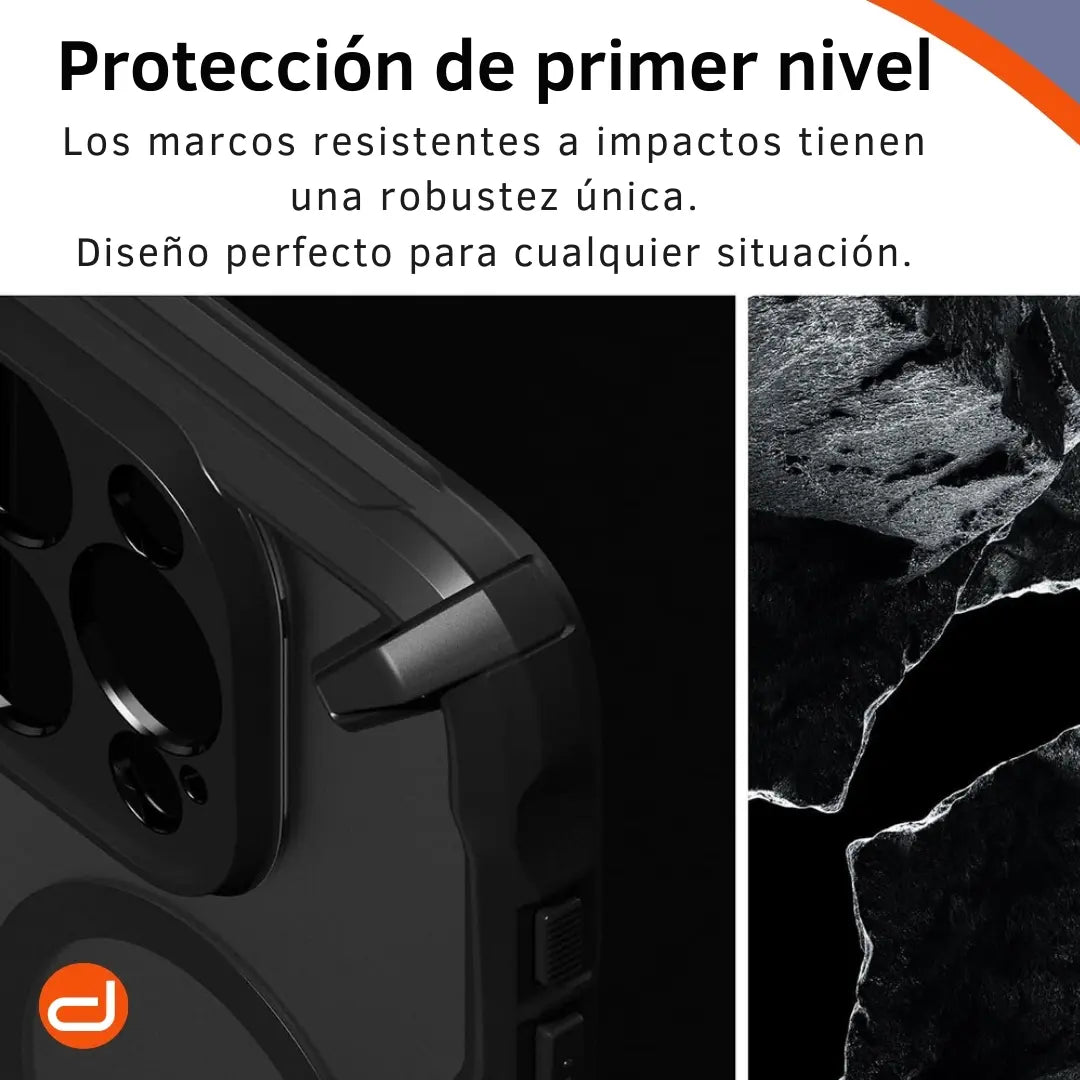 Case Ringke Fusion X Magsafe para Para iPhone 15 Pro Max  Negro Semi-Transparente Mate