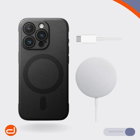 Case Ringke Magsafe para iPhone 15 Pro Max 6.7 Negro + Cargador
