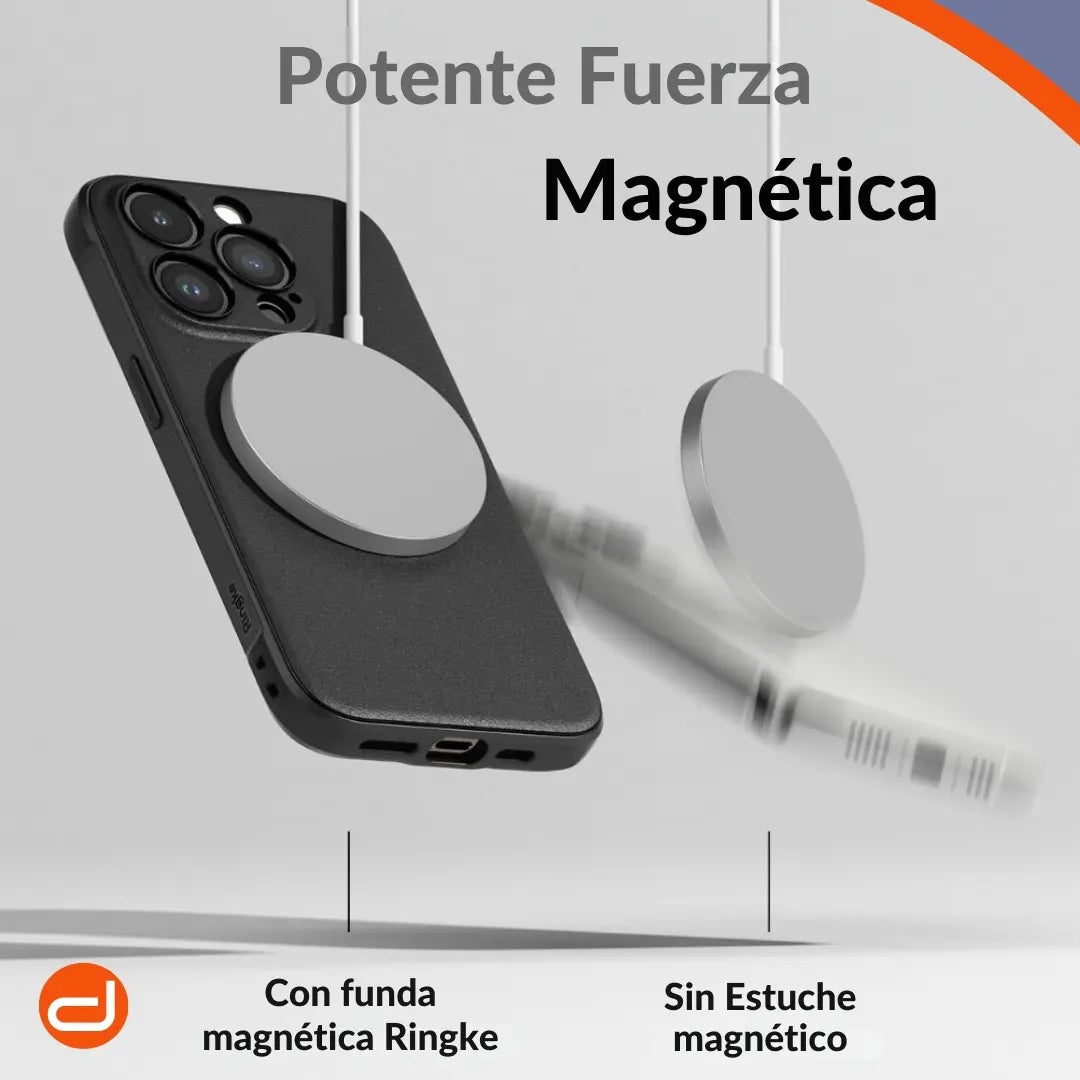 Case Ringke Magsafe para iPhone 15 Pro Max 6.7 Negro + Cargador