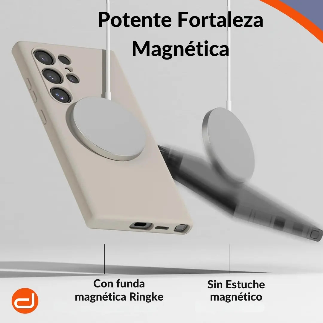 Case Ringke Silicone Magsafe para Galaxy S24 Ultra - Stone