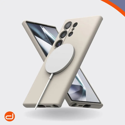 Case Ringke Silicone Magsafe para Galaxy S24 Ultra - Stone