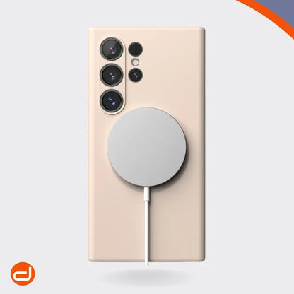 Case Ringke Silicone Magsafe para Galaxy S24 Ultra - Pink Sand