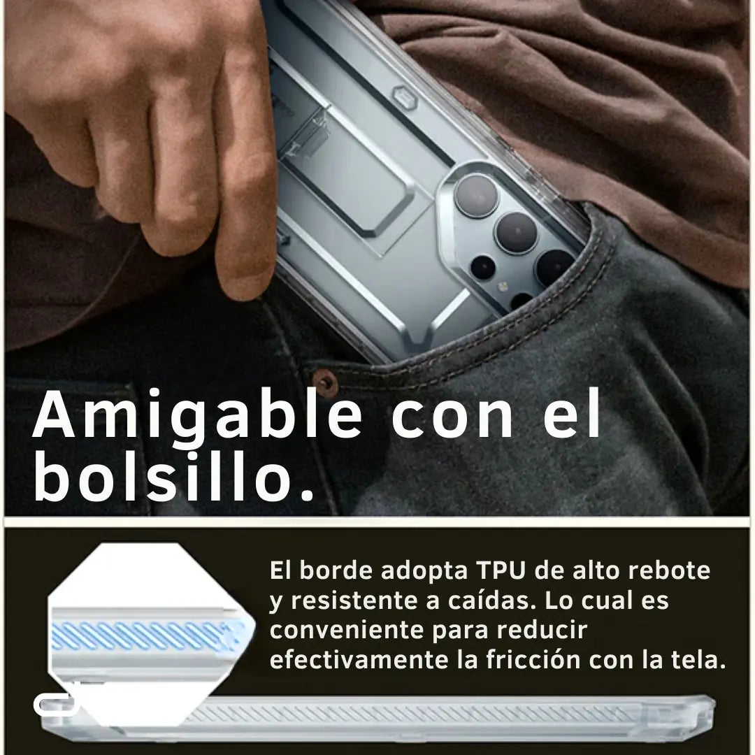 Case Supcase Unicorn Beetle PRO Transparente para Galaxy S24 Ultra 5G 2024