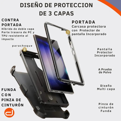 Case Supcase Unicorn Beetle PRO para Galaxy S24 Ultra 2024