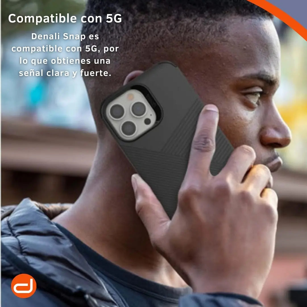 Case para iPhone 13 Pro Max Magsafe Funda Gear4 Denali Snap en Negro Mate