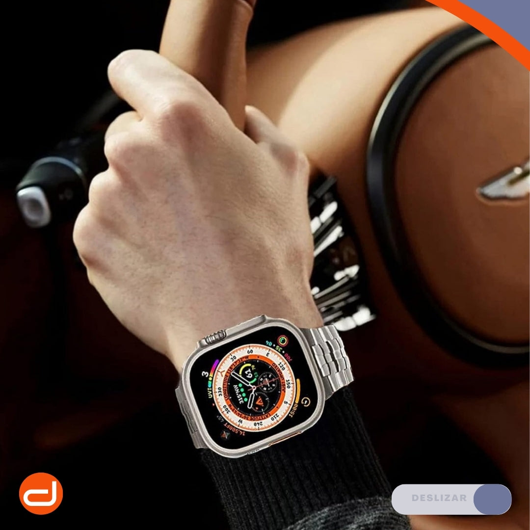 Correa De Acero Inoxidable para Apple Watch SE 1|2 44mm -