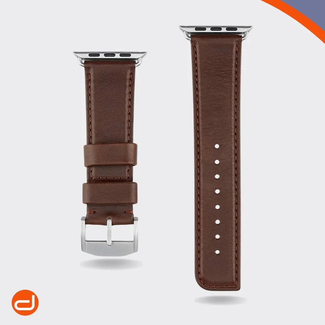 Correa de Cuero para Apple Watch Case Mate en color Café