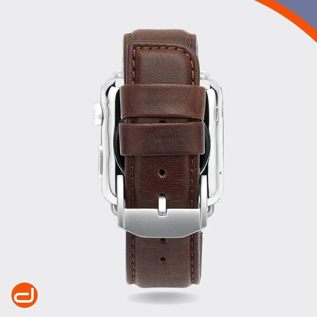 Correa de Cuero para Apple Watch Case Mate en color Café