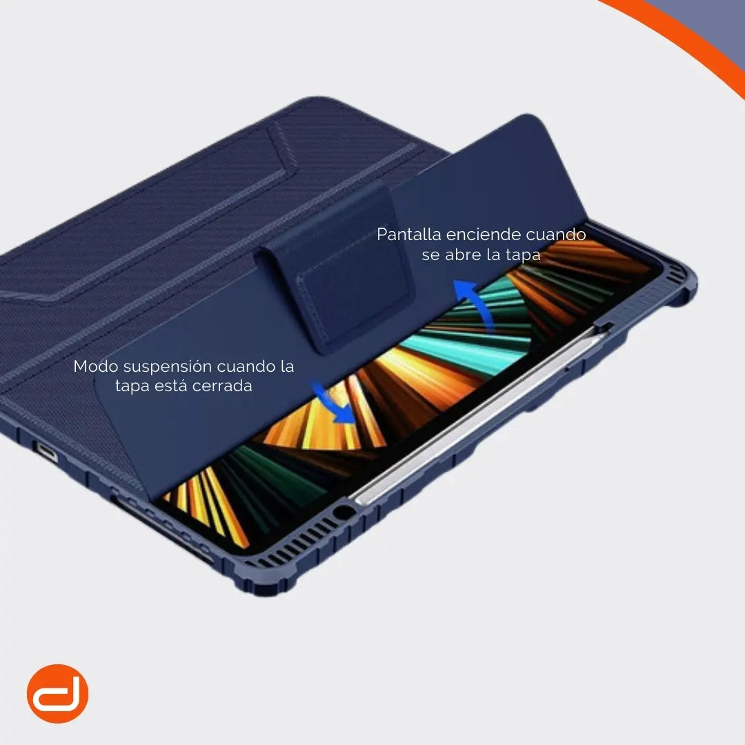 Case Nillkin para iPad Pro 11 Funda Bumper V.2 With Pencil Holder- Azul Marino
