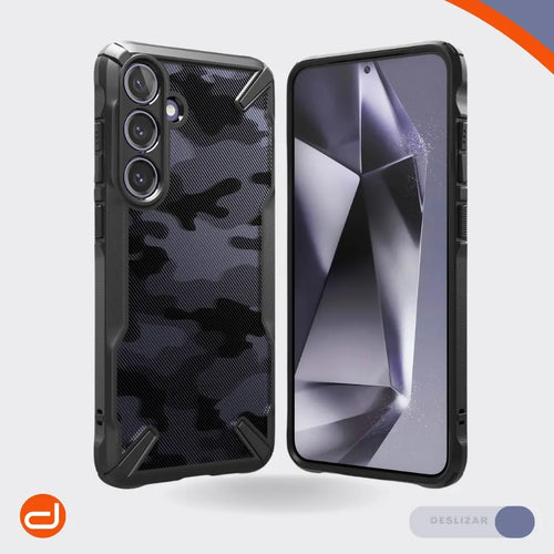 Case Ringke Fusion X Camo Black para Galaxy S24
