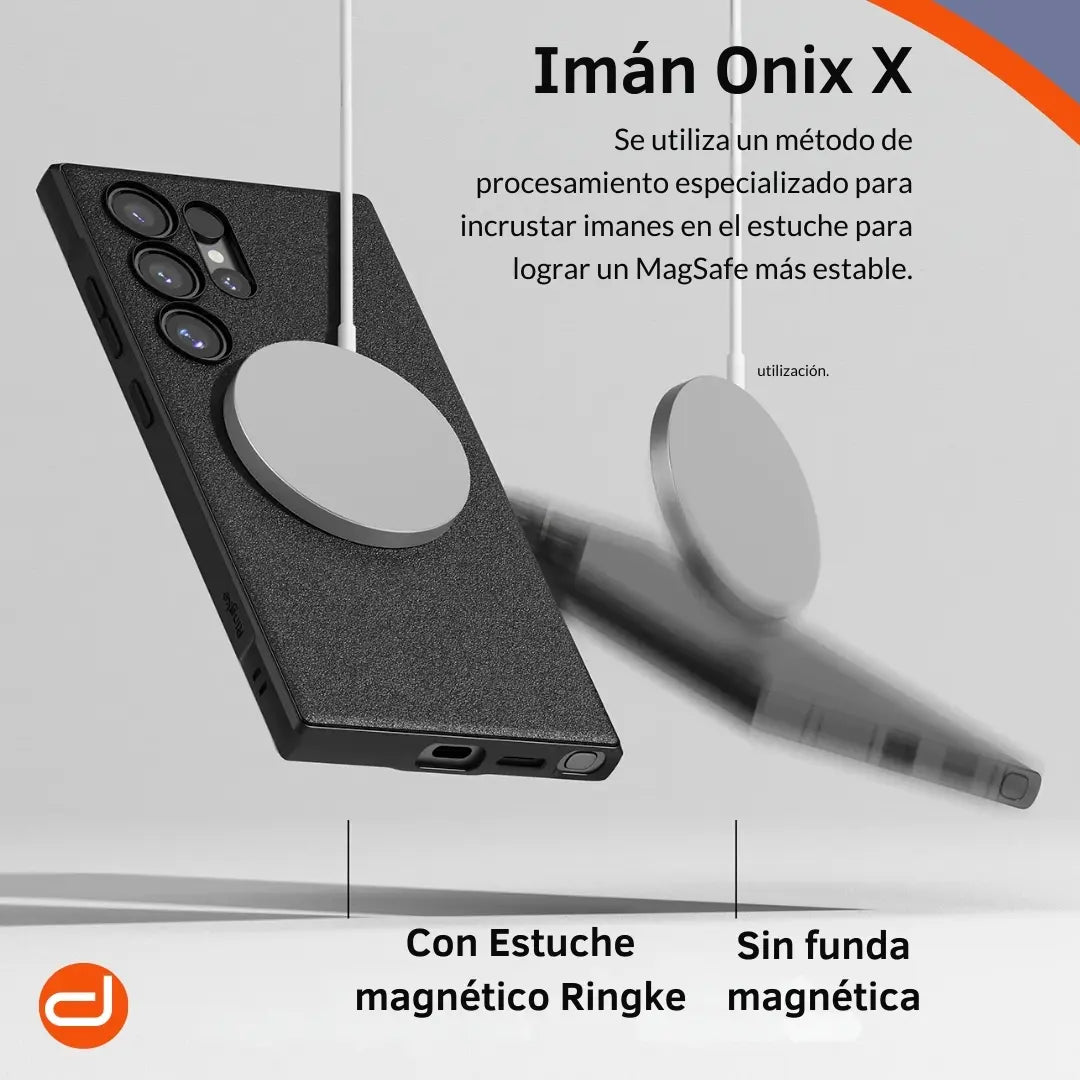 Case Ringke Onyx para Galaxy S23 Ultra en Negro