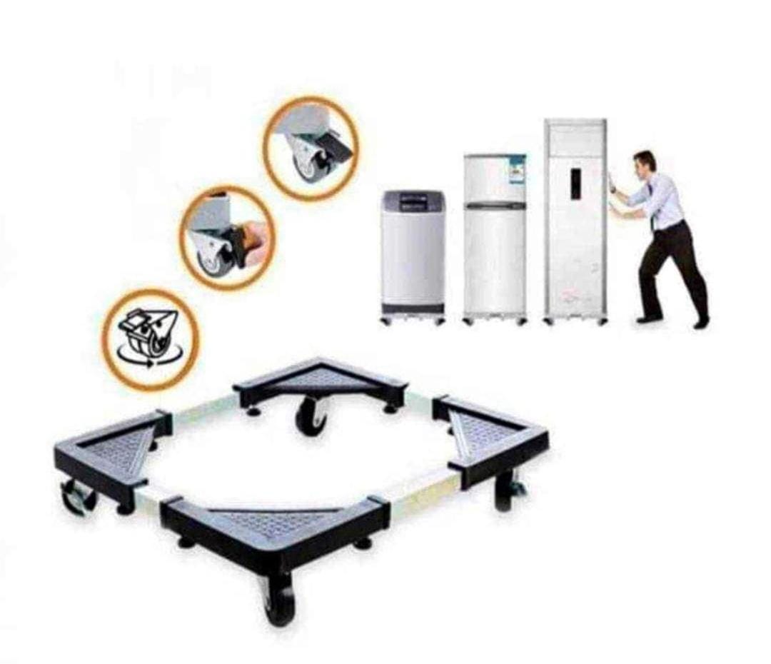 Soporte Extensible con Ruedas para Electrodomésticos – Base Ajustable para Cocina, Lavadora, Refrigerador