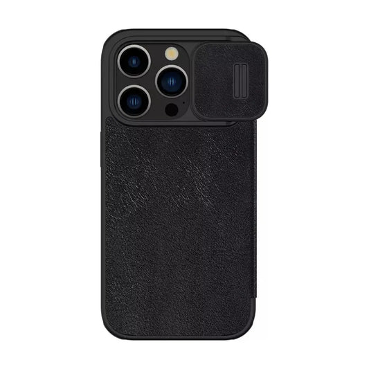 Nillkin Qin Pro Negro para iPhone 15 Pro Max 6.7 - Flip Cover con Tarjetero