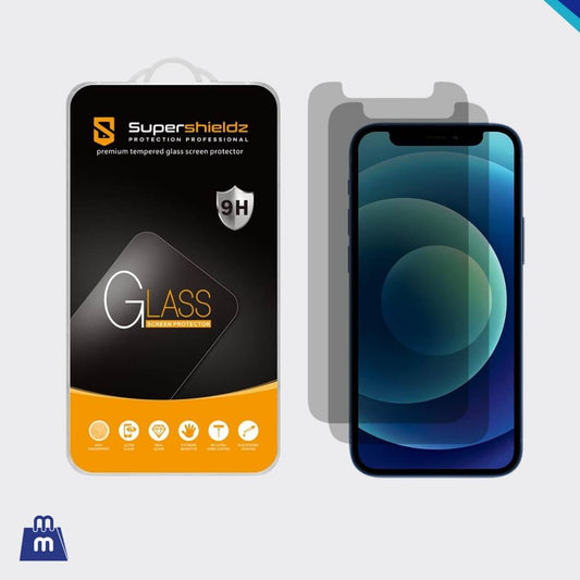 Protector de Pantalla para iPhone 12 Mini (5.4 Pulgadas) Supershieldz  Antiespía de Vidrio Templado