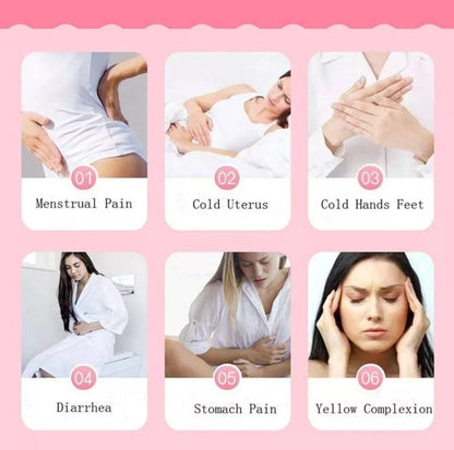 Cinturón Térmico Menstrual para Alivio de Dolores en Abdomen y Espalda