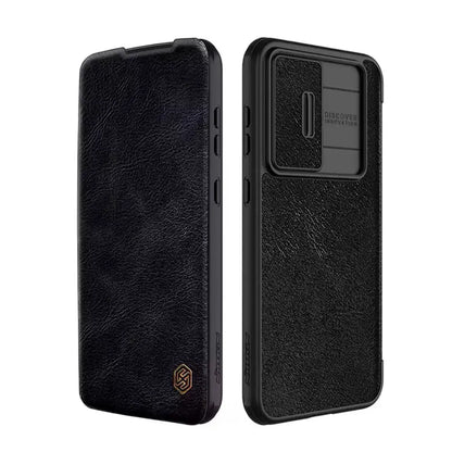 Case Flip Cover Nillkin Qin Pro para Galaxy S23 FE (2023) – Protección y Estilo en Cuero