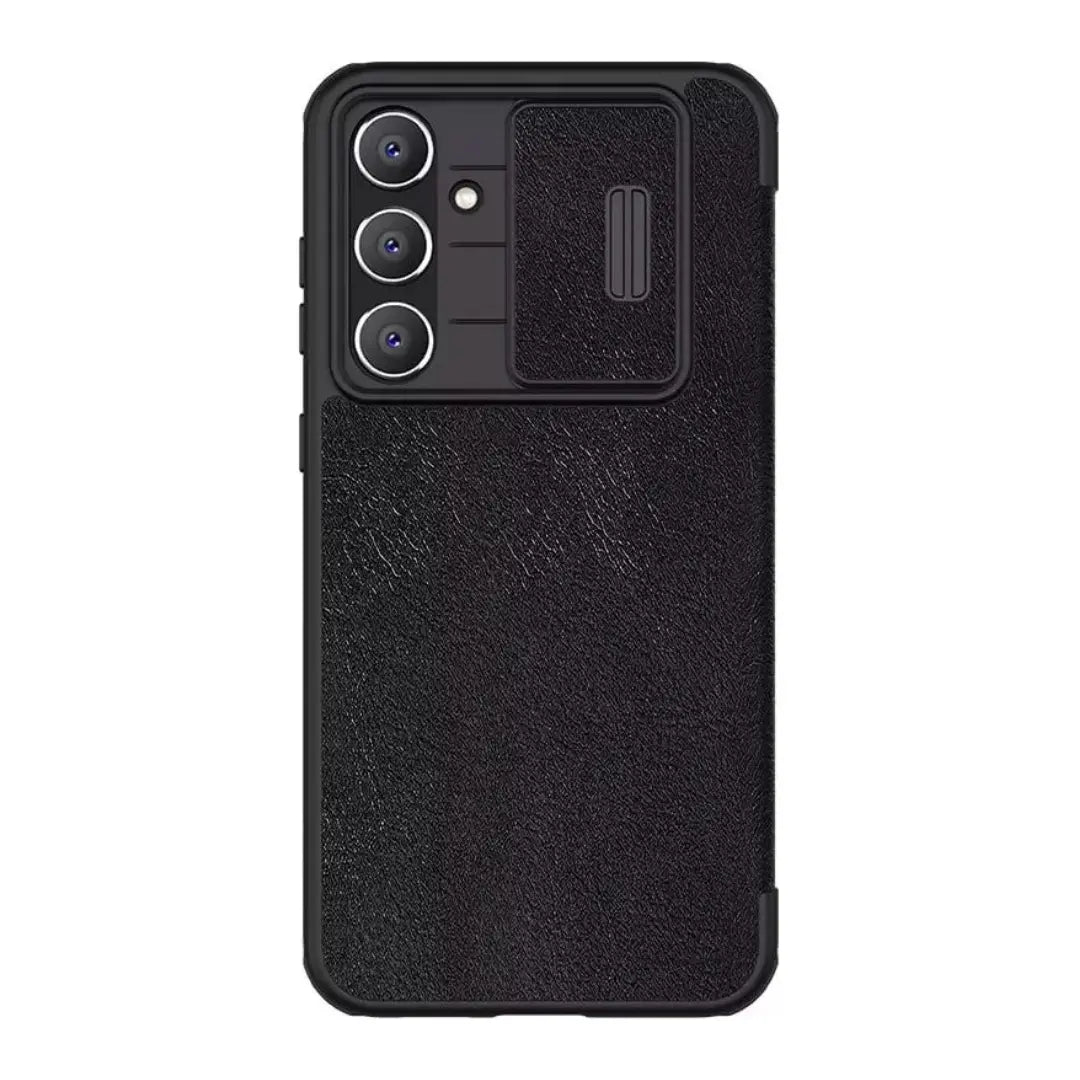 Case Flip Cover Nillkin Qin Pro para Galaxy S23 FE (2023) – Protección y Estilo en Cuero