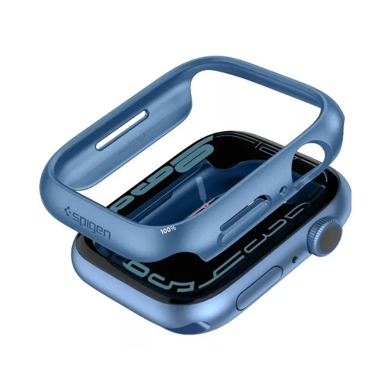 Case Spigen Thin Fit Compatible Con Apple Watch 41mm Blue