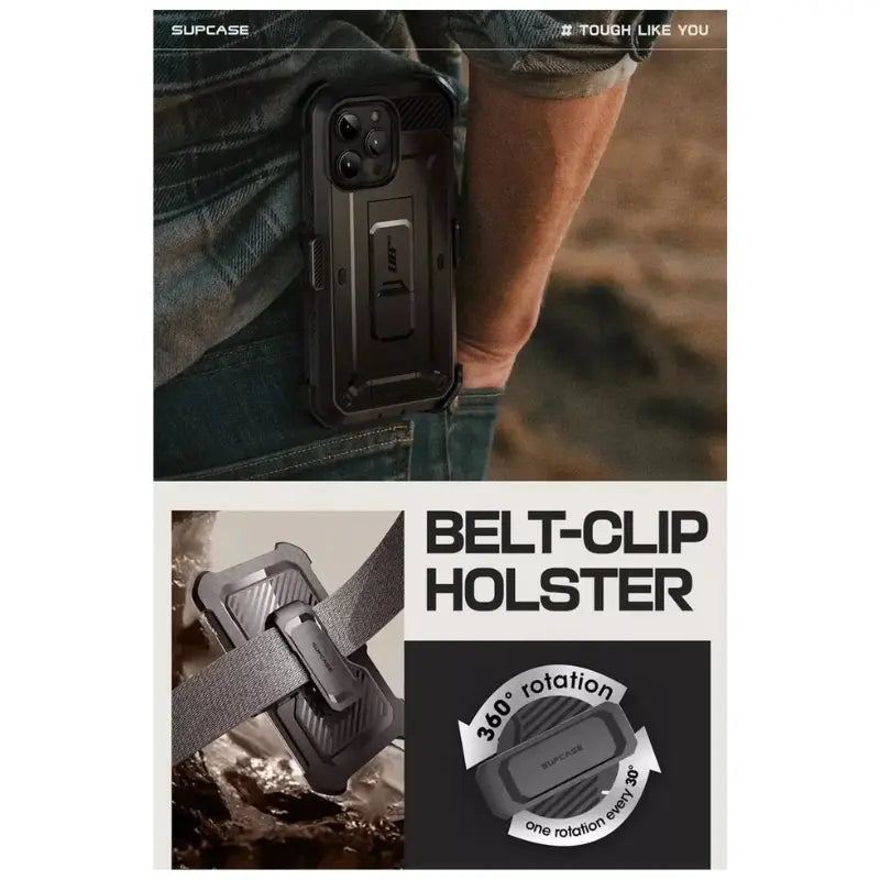 Case Supcase Para iPhone 15 Pro 6.1 (2023) Protector 360°