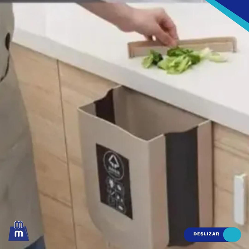 Tacho de Basura Plegable para Cocina, Automóvil y Más - Resistente y Duradero